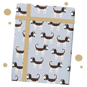 Papier Cadeau Cavalier King Charles Spaniel Chien