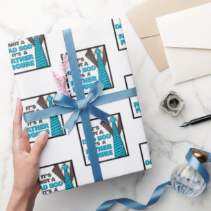 Papier Cadeau Ce n'est pas un papa Bod C'est un père Figure