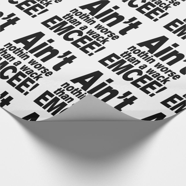 Papier Cadeau Ce n'est rien de pire qu'une mèche EMCEE ! (Coin)