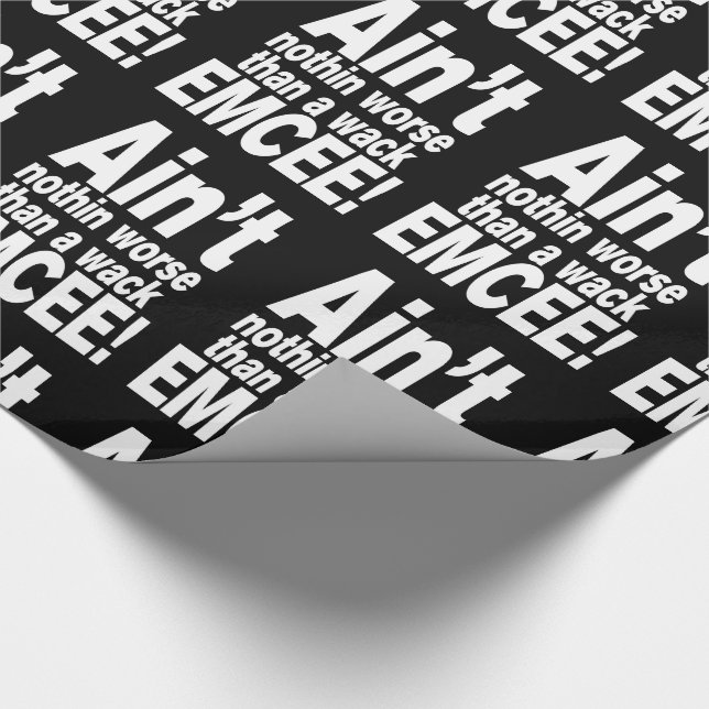 Papier Cadeau Ce n'est rien de pire qu'une mèche EMCEE ! (Coin)
