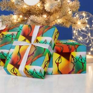 Papier Cadeau Célébration de Kwanzaa