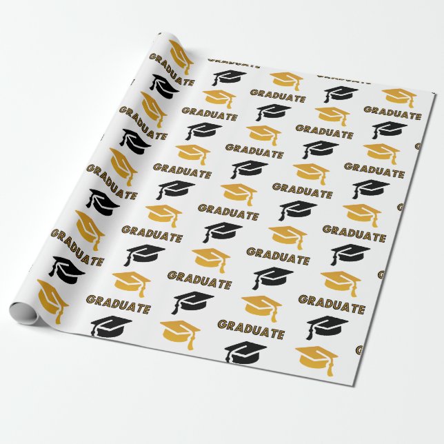 Papier Cadeau Célébration de la limite de diplôme (Déroulé)