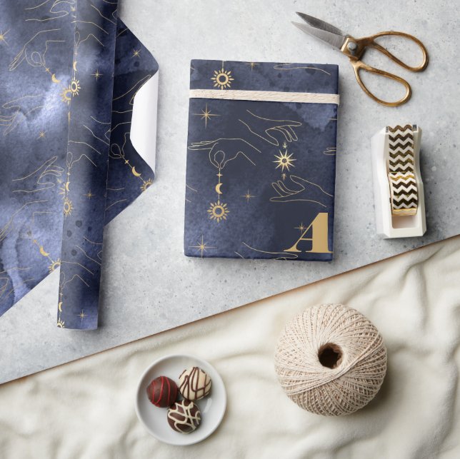 Papier Cadeau Célébrations céleste Astrologiste de la main de la (Artisanat)