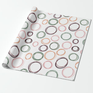 Papier Cadeau Cercles Boho