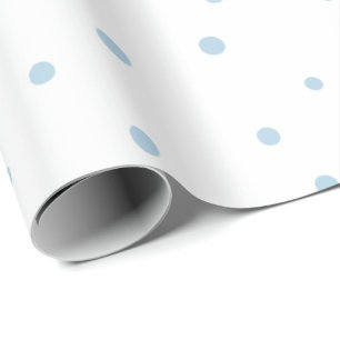 Papier Cadeau Cercles d'aquarelle bleu