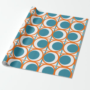 Papier Cadeau Cercles et lignes MCM