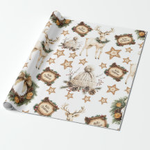 Cerf de Noël Cozy Vintage