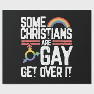 Papier Cadeau  Certains chrétiens sont gays, passez à autre chos