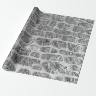 Papier Cadeau C'est horizontal pierre rugueux mur motif arrière