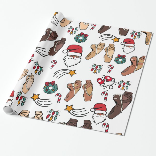 Papier Cadeau C'est la saison pour ce enveloppement cadeau extra (Déroulé)