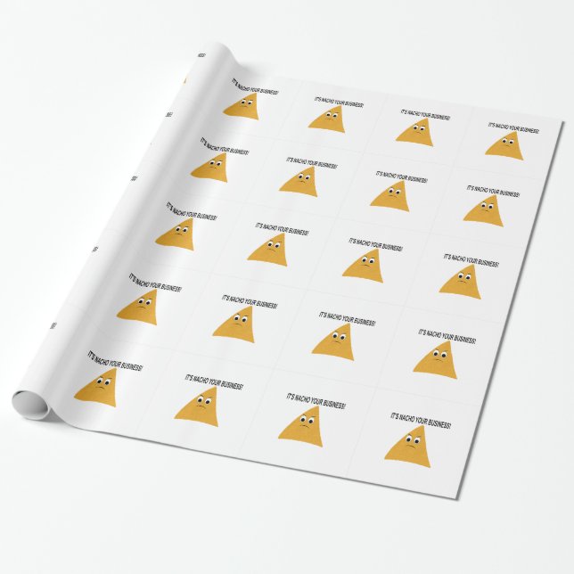 Papier Cadeau C'est Nacho Your Business (Déroulé)