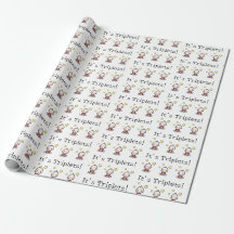 C'est Triplets ! Unisex, Enveloppe Cadeau pour béb