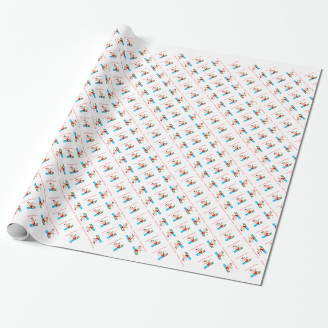 Papier Cadeau C'Était Le Jour Après Noël (Déroulé)