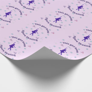Papier Cadeau Cette Fille Aime Le Patinage Artistique