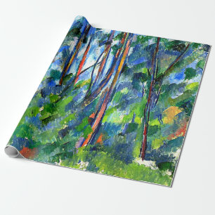Papier Cadeau Cezanne - Dans les bois