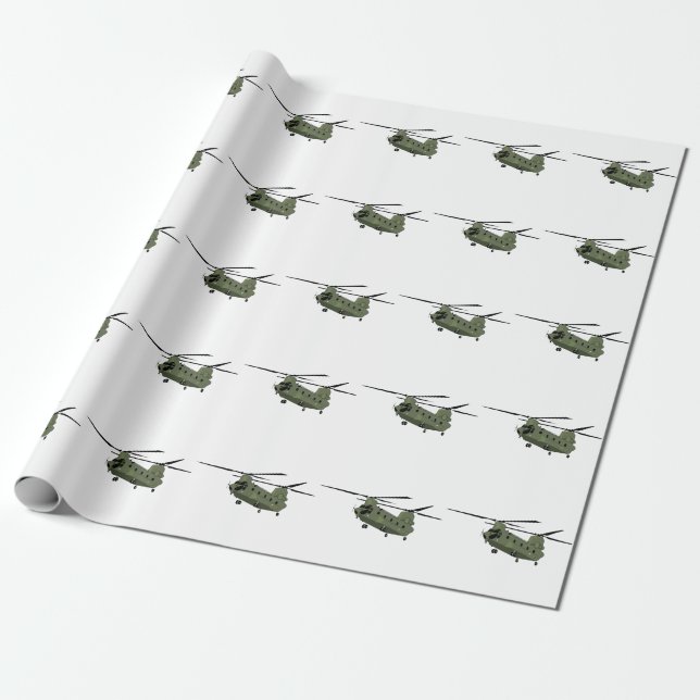 Papier Cadeau CH-47 Chinook (Déroulé)