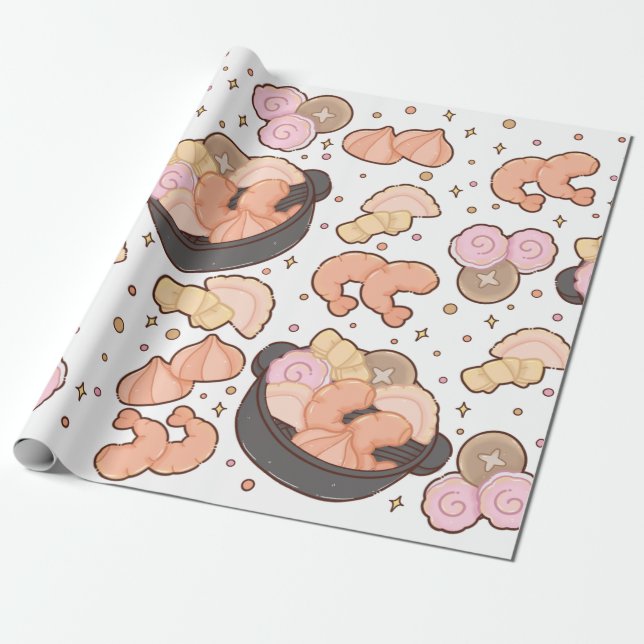 Papier Cadeau Chabu (Déroulé)