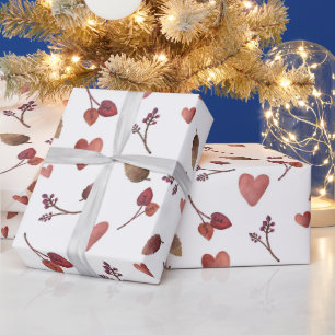 Papier Cadeau Chaleureux Automne Motif esthétique, Automne Cosy