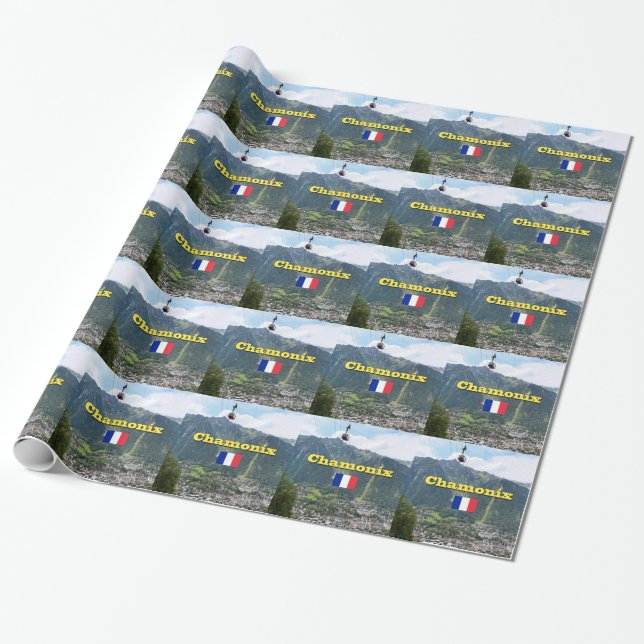 Papier Cadeau Chamonix (Déroulé)