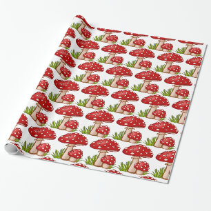 Papier Cadeau Champignons de la Red Amanita Thunder_Cove