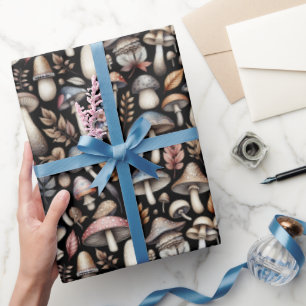 Papier Cadeau Champignons mystiques