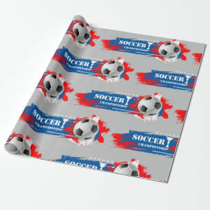 Papier Cadeau Championnat de football