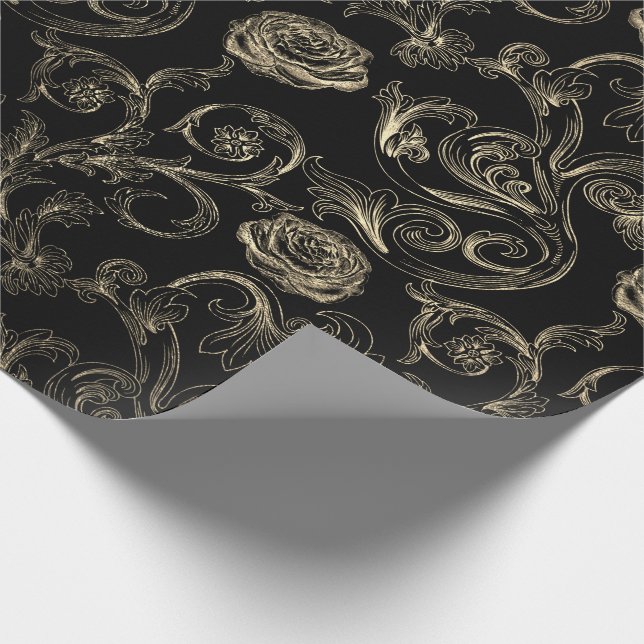 Papier Cadeau Championnat rose d'or Classic Black Paris (Coin)
