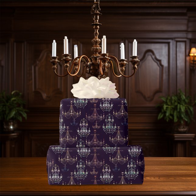 Papier Cadeau Chandelier (Créateur téléchargé)