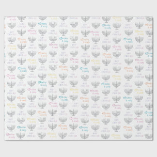 Papier Cadeau Chanuka Wrapping Paper