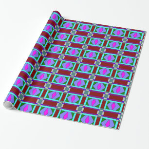 Papier Cadeau Chaos coloré 18