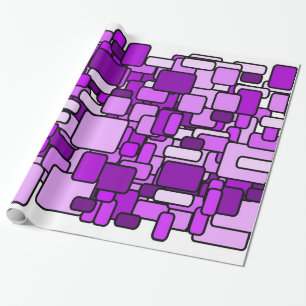 Papier Cadeau Chaos Violet