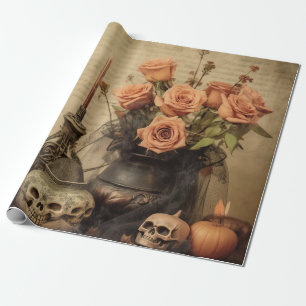 Papier Cadeau Chariot Halloween vintage (4)