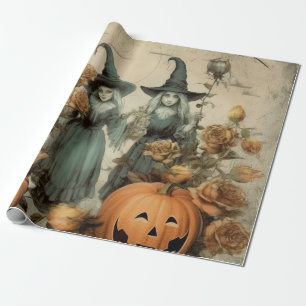 Papier Cadeau Chariot Halloween vintage (6)