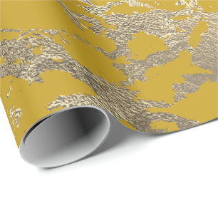 Papier Cadeau Charme brillant de citron de marbre plus rusé