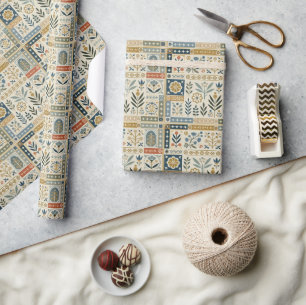 Papier Cadeau Charme toscan polyvalent pour mariage et toutes oc