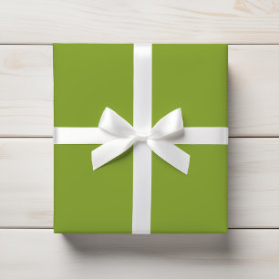 Papier Cadeau Chartreuse Vibrante Vert couleur solide