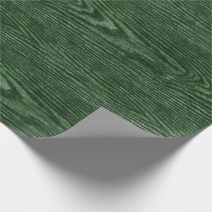Papier Cadeau Chasseur patiné de texture de bois vert