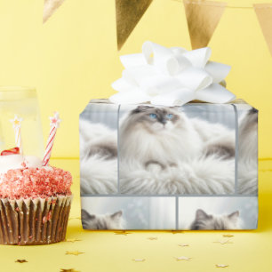 Papier Cadeau Chat à pain sur fourrure