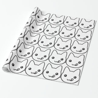 Papier Cadeau Chat Kawaii