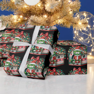 Papier Cadeau Chat pour Noël Thème pour Amoureux de les chats