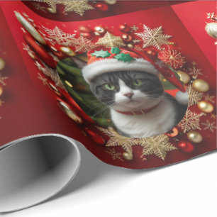 Papier Cadeau Chat smoking