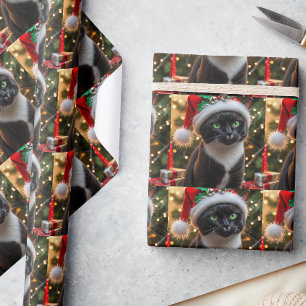 Papier Cadeau Chat smoking