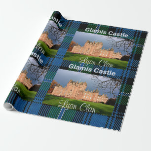 Papier Cadeau Château de Glamis - Maison de famille Lyon, Tartan