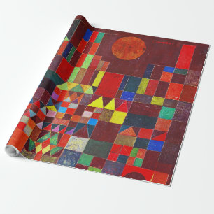 Papier Cadeau Château et Soleil, Paul Klee