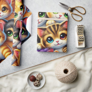 Papier Cadeau Chatons