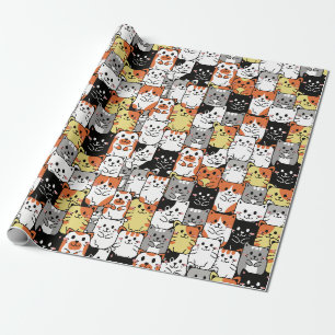 Papier Cadeau Chats adorables
