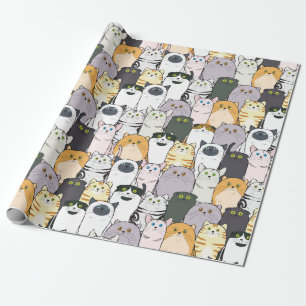 Papier Cadeau Chats et plus de chats