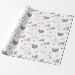 Papier Cadeau Chats mignons