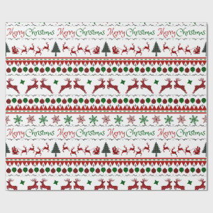 Papier Cadeau Chaud de Noël moche Joyeux Noël