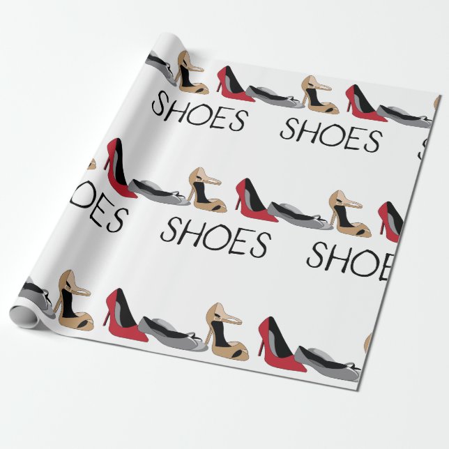 Papier Cadeau Chaussures (Déroulé)